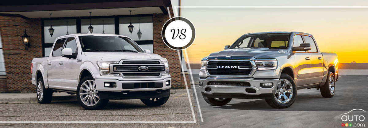 Comparaison : Ford  F-150 2019 vs RAM 1500 2019